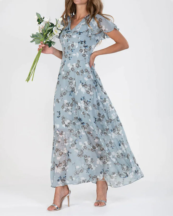 Ruth™ - Chic Floral Maxi Dress 