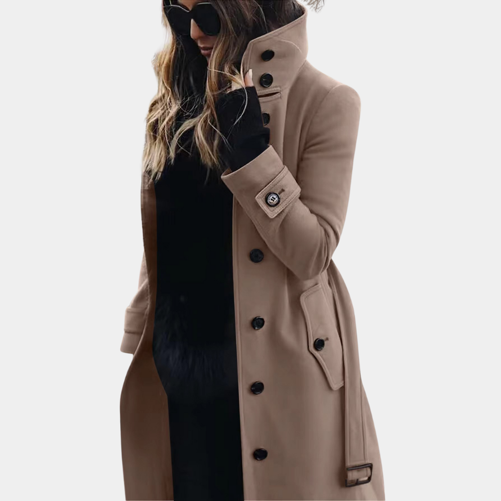 Elva | Lange Trenchcoat Jas voor Vrouwen