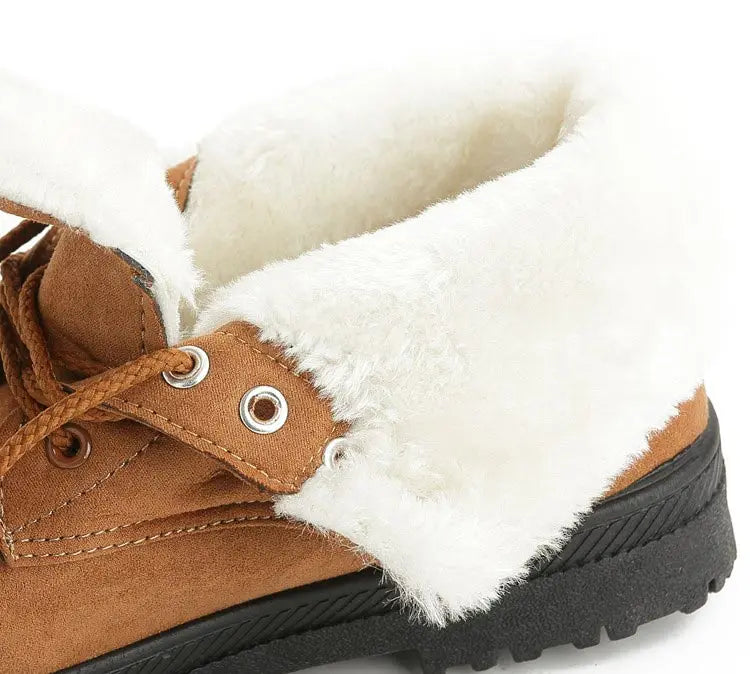 Vega | Non-slip Boots with Fleece Lining and Laces