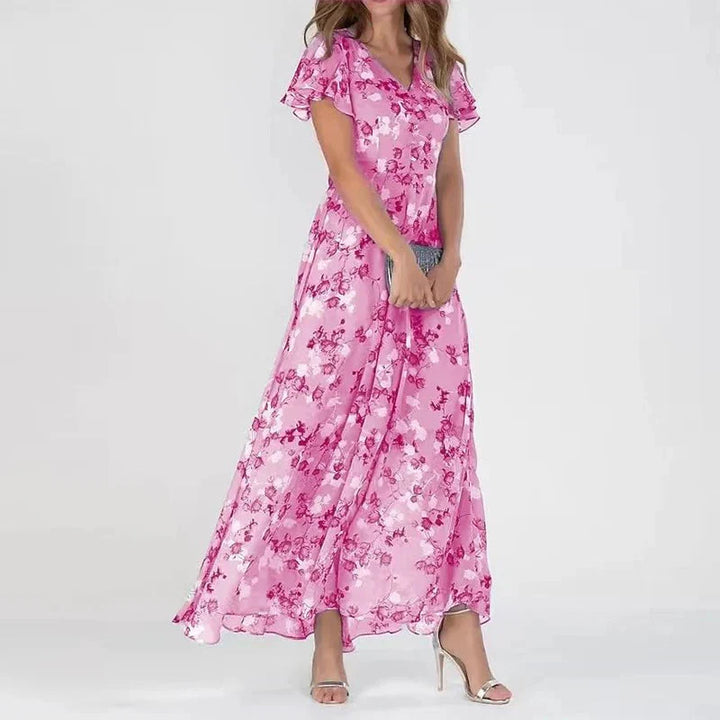 Ruth™ - Chic Floral Maxi Dress 